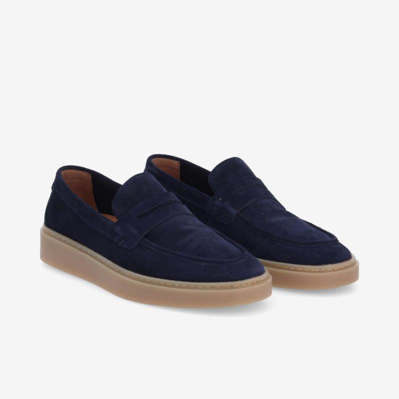 LOAFLY MOC M - SUEDE - NAVY